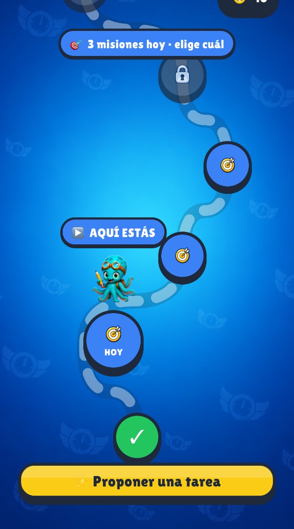 Pantalla de Game for Time